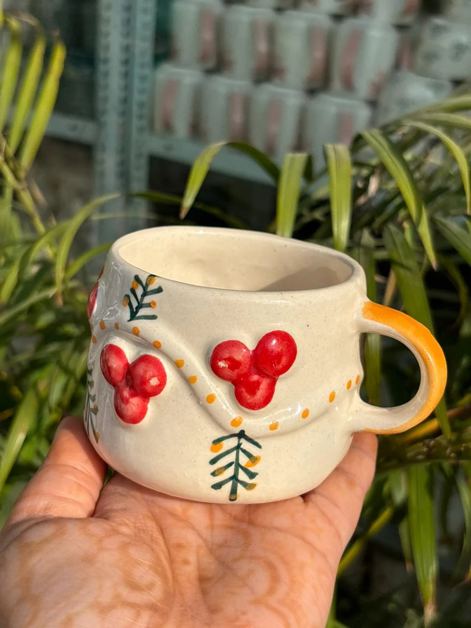3D Cherry Tea Cup (Set of 2) - Image 2