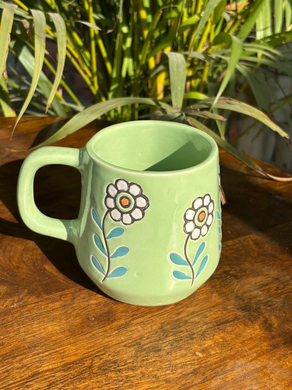 Bloom Green Coffee Mug - Image 2