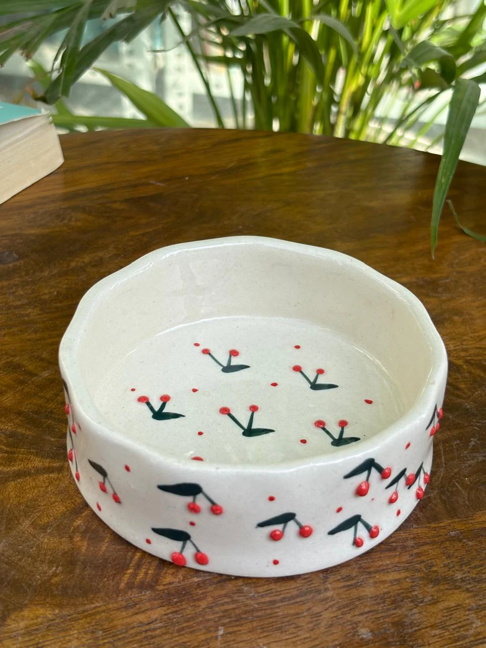 Cherry Charm Snack Bowl