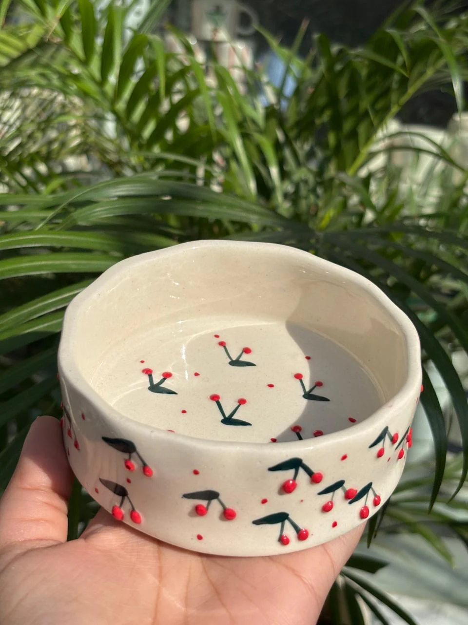 Cherry Charm Snack Bowl - Image 2