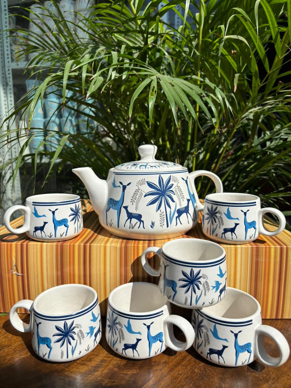 Deer Decal Print Kettle Set (Set of 7) - Image 4