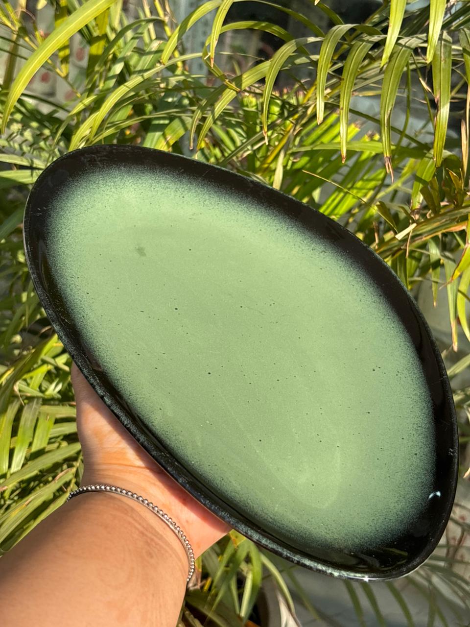 Elara Green Luxe Platter with Dip - Image 2