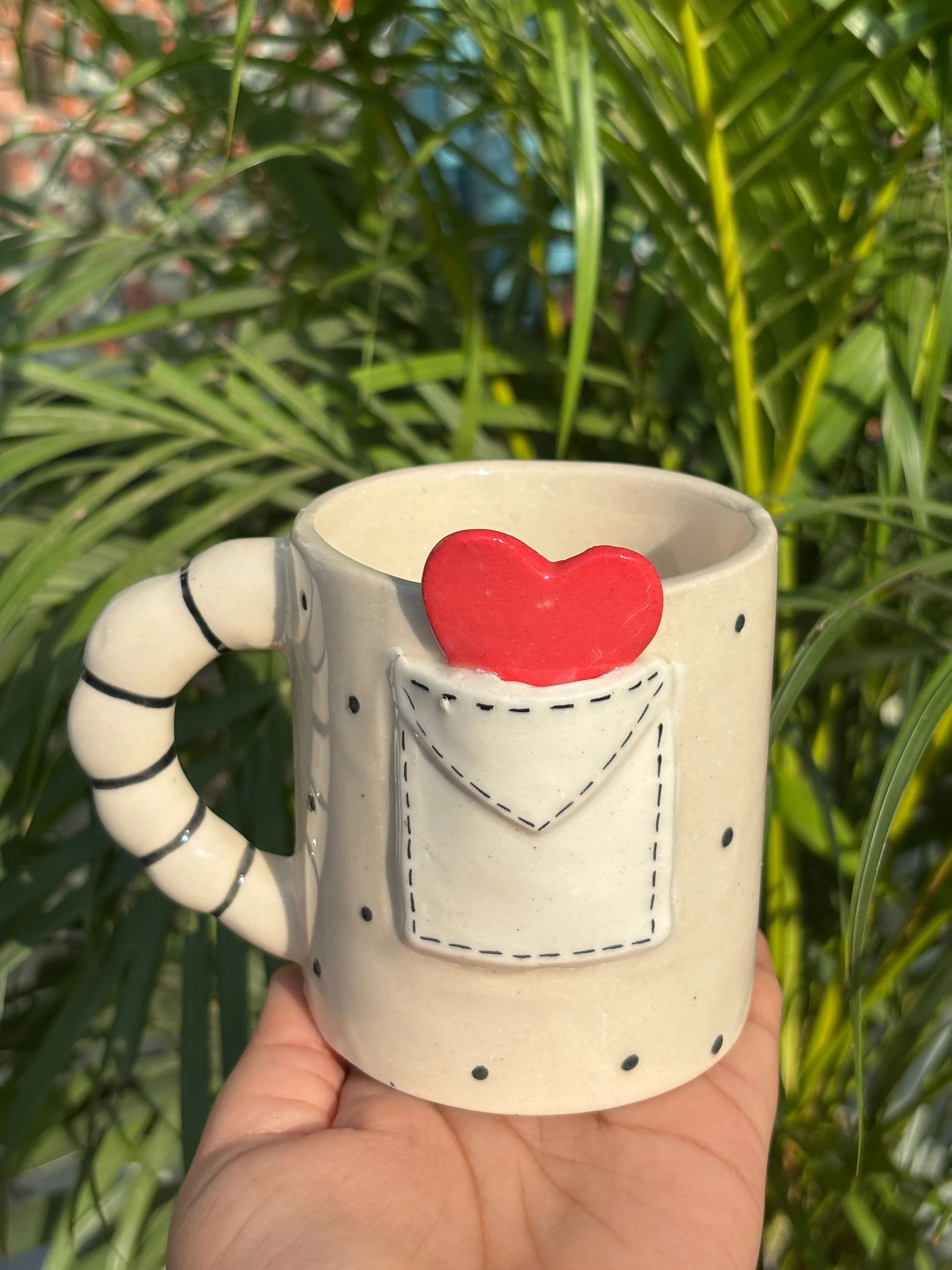 Heart in a Pocket Coffee Mug - Image 5