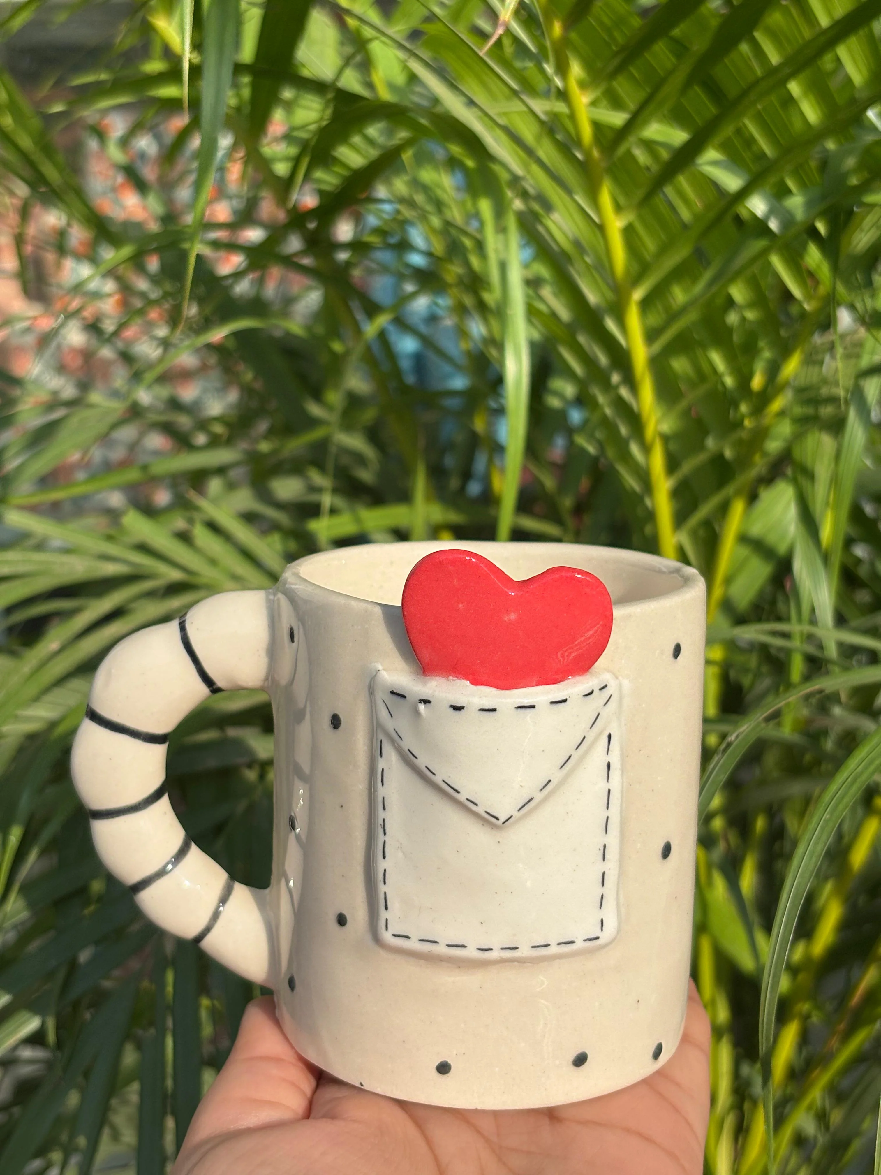 Heart in a Pocket Coffee Mug - Image 7