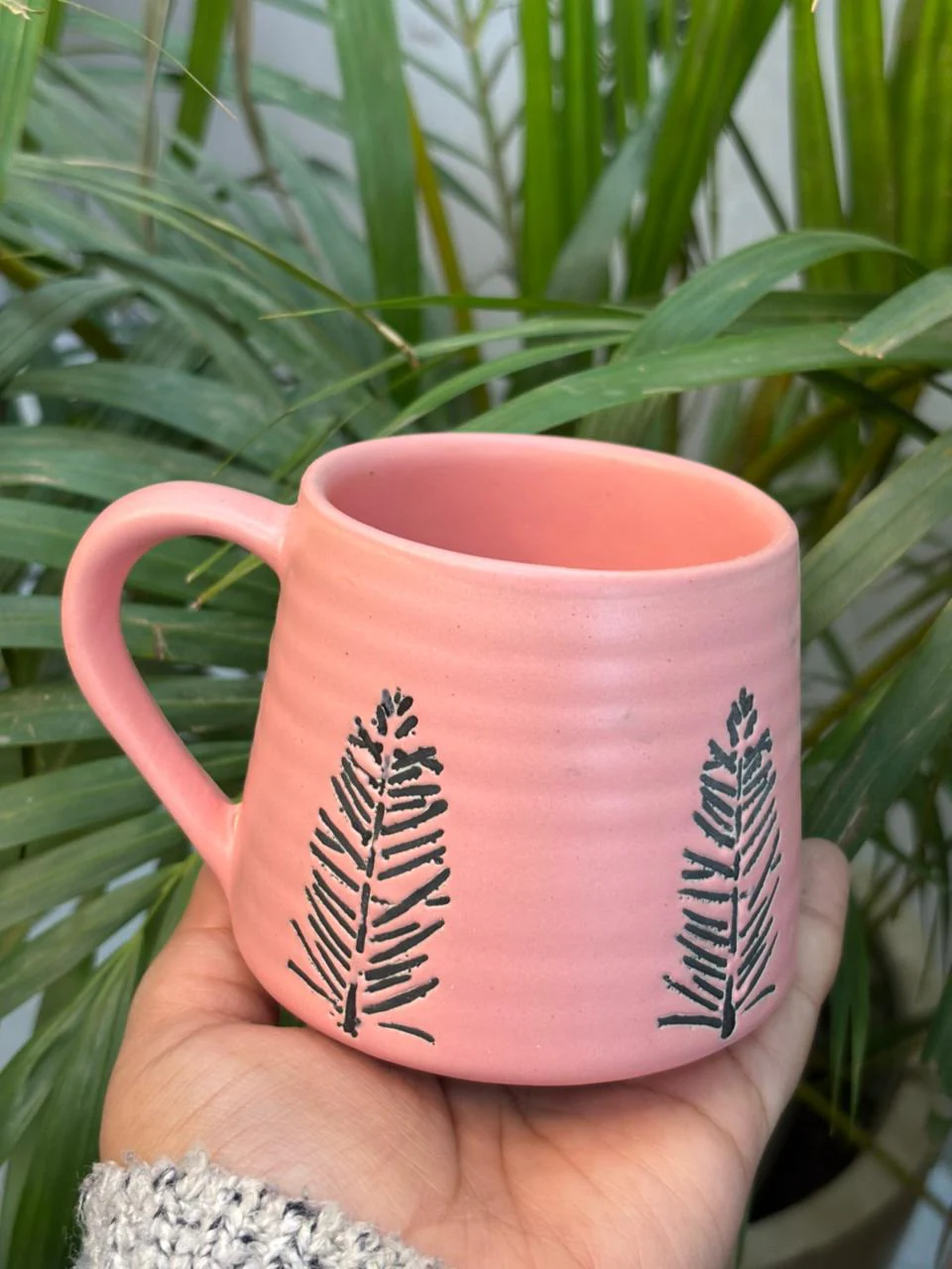 Merry Tree Pink Coffee Mug - Image 2