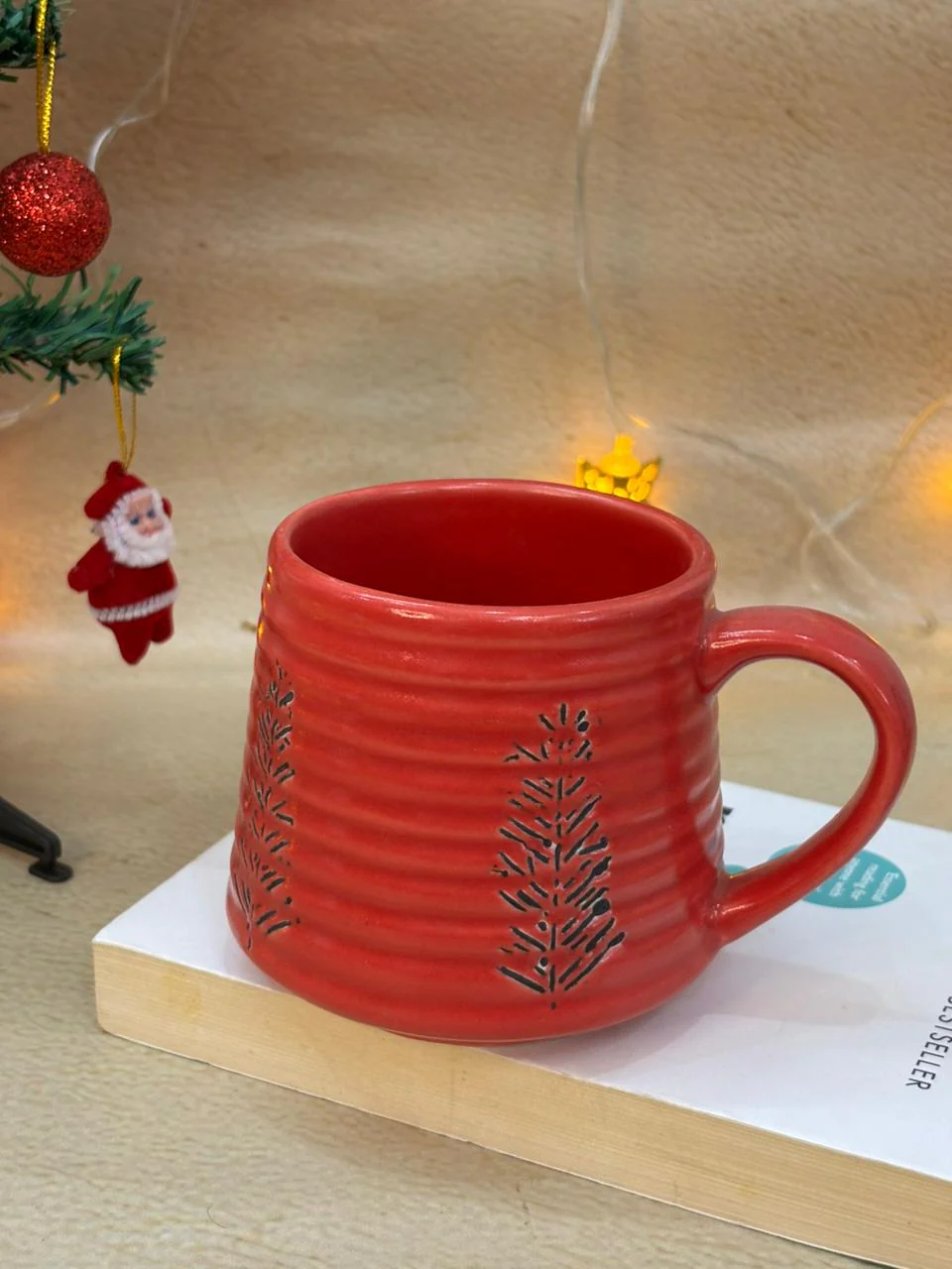 Merry Tree Red Coffee Mug - Image 3