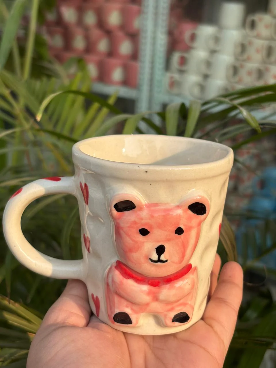Pink Teddy Hugs Mug - Image 2