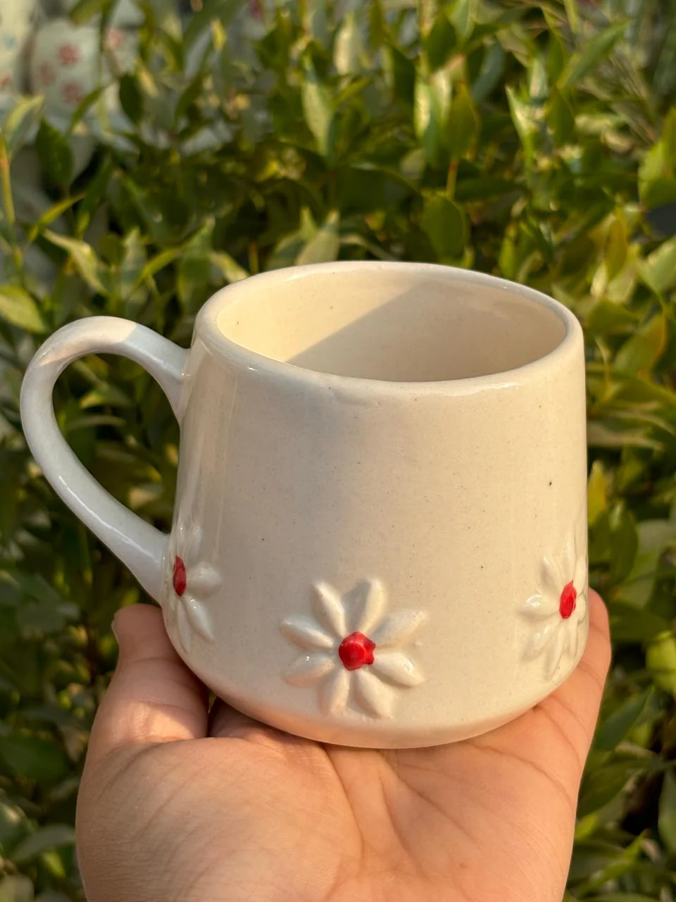 Pink & White Lilly Flower Pinterest Coffee Mugs Combo (Set of 2) - Image 6