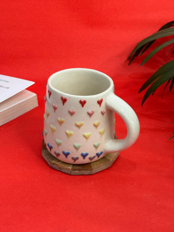 3D Multi-color Heart Coffee Mug - Image 4