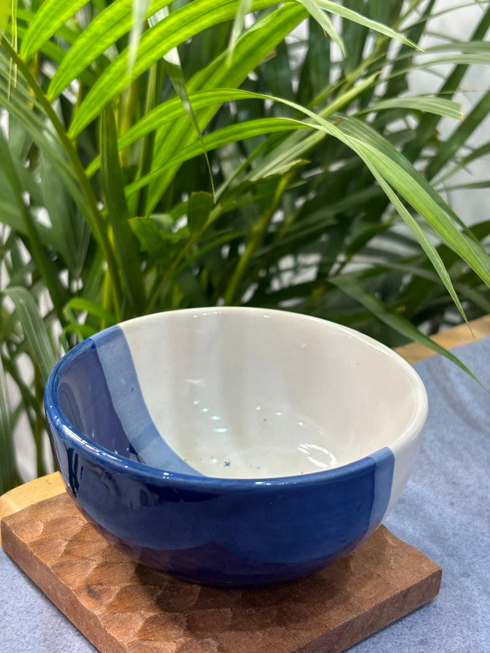 Blue Dual Shade Dinner Set (Set of 3) - Image 4