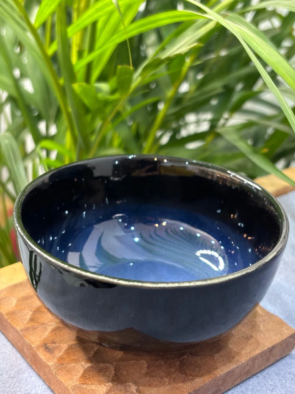 Blue & Black Glaze Dinner Set (Set of 20) - Image 3
