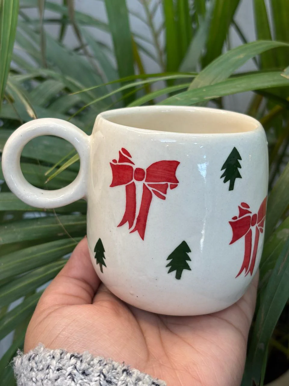 Santa’s Bow Mug - Image 3
