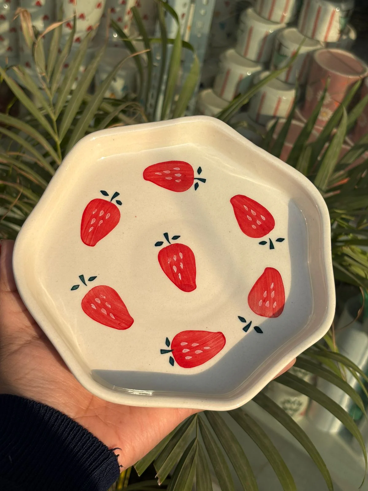 Strawberry Snack Plate (Set of 2) - Image 3