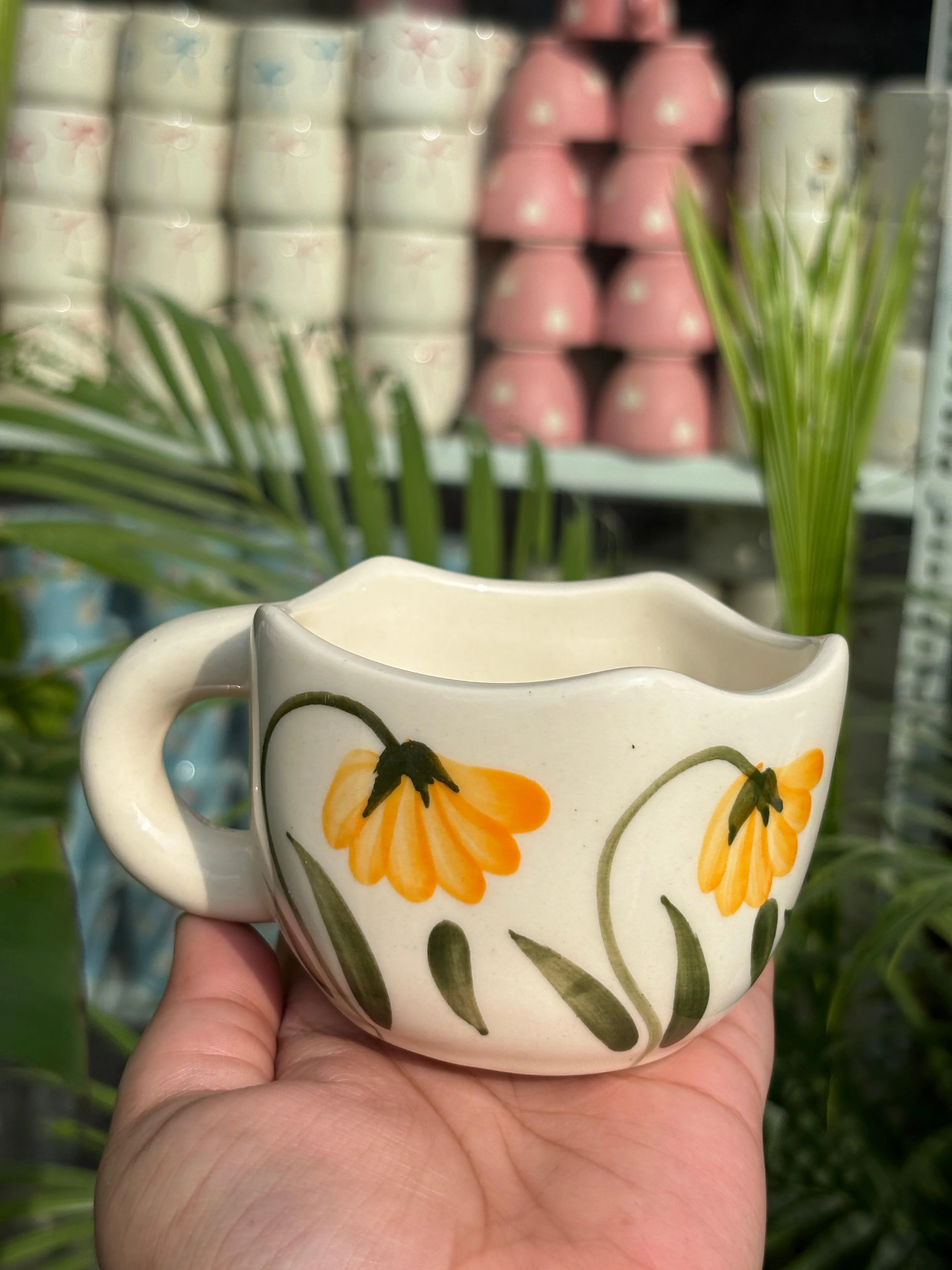Yellow Daisy Delight Coffee Mug - Image 2